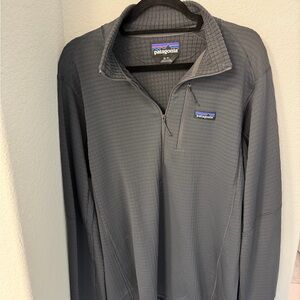 Patagonia Men's R1 Fleece Pullover Gray